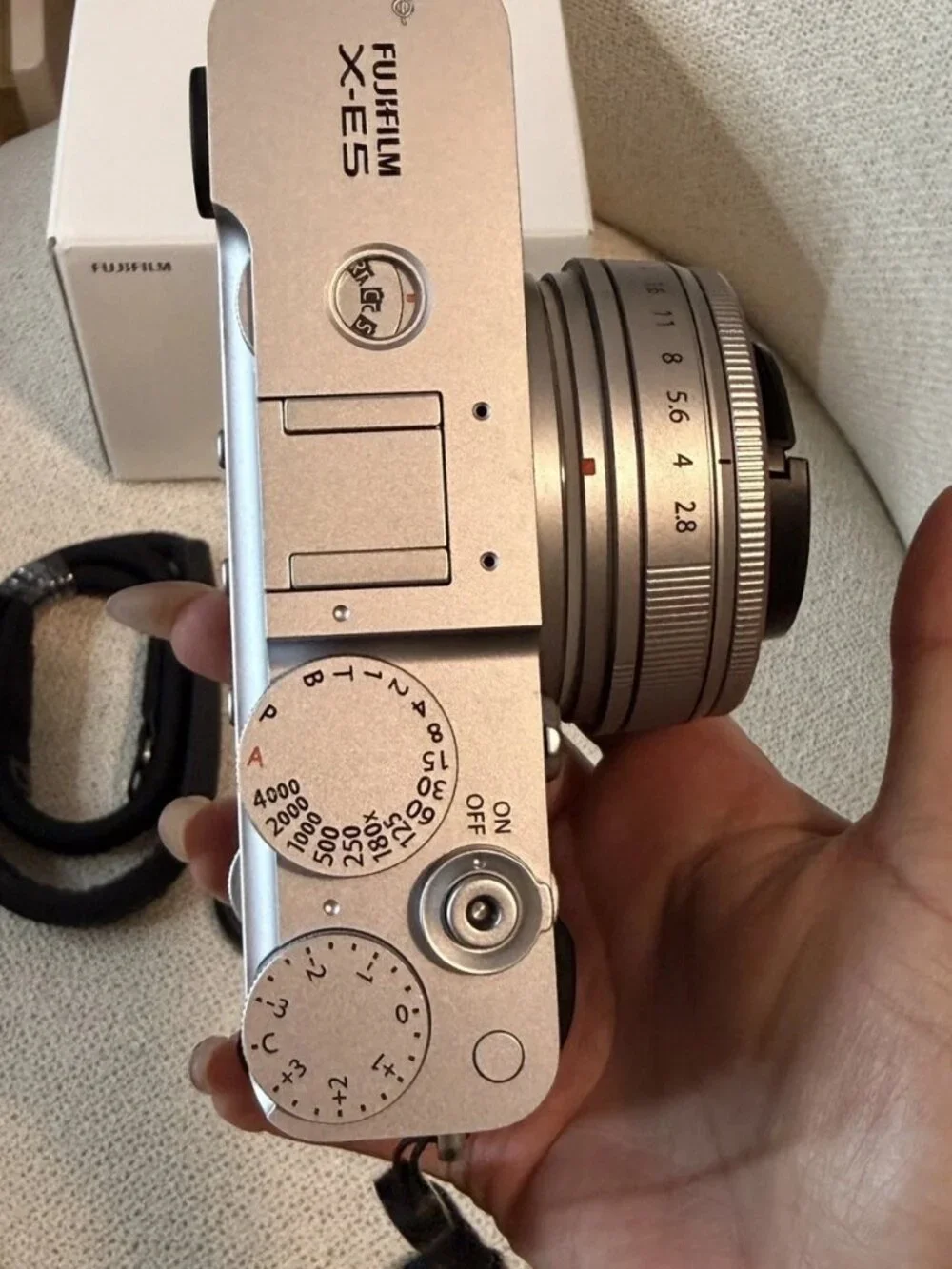 Fujifilm X-E5 Mirrorless Camera XF23mm f/2.8 R WR Lens Silver X Series